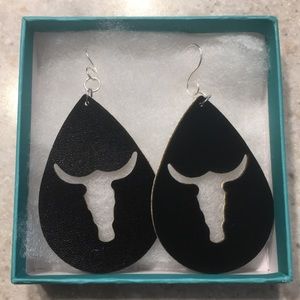 NEW! Steer head Earrings